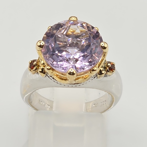 Victoria Wieck Jewelry - Victoria Wieck  Rose De France Amethyst And Garnet Ring